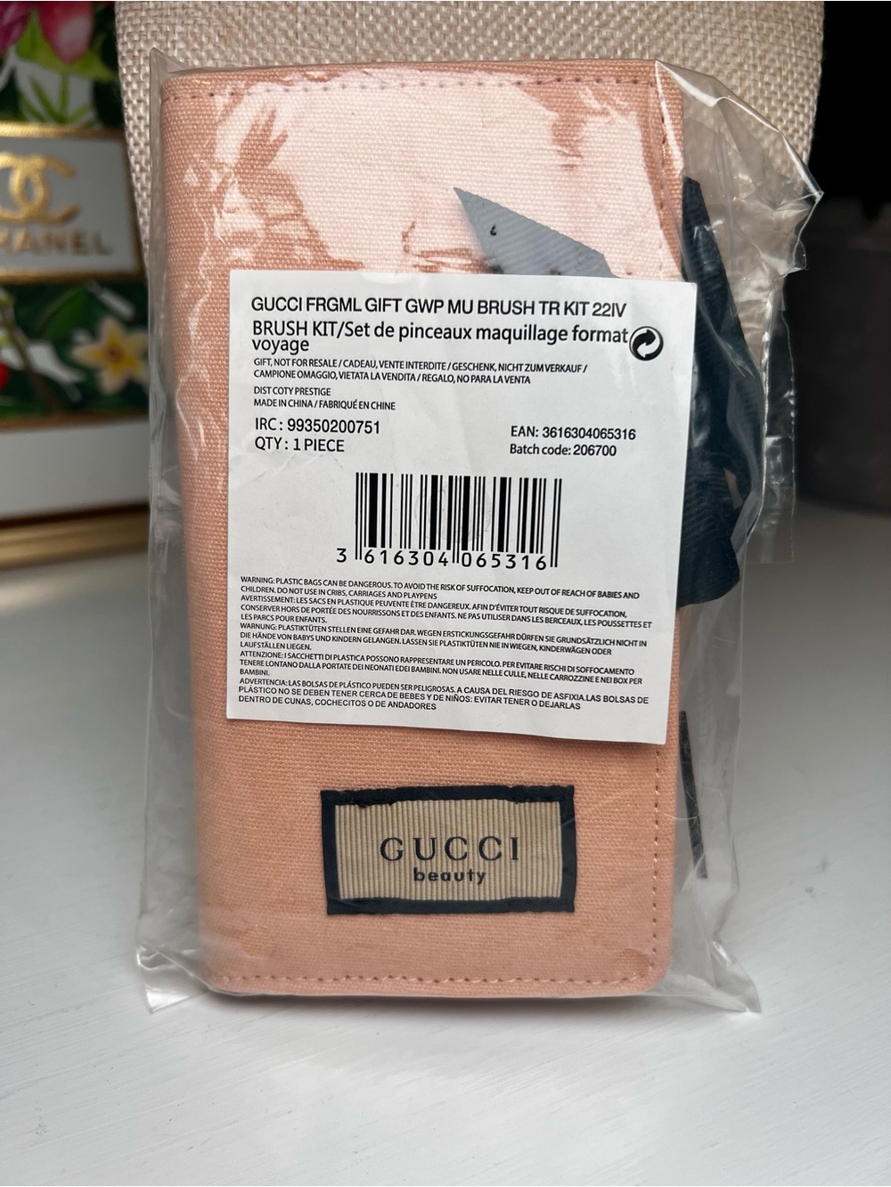 Gucci Beauty Makeup Brush Travel Kit Gift Set - Picture 7 of 7